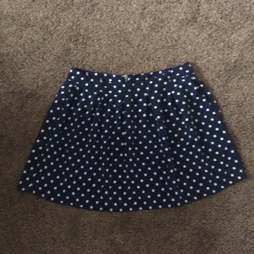 Navy and White Skirt SZ XL